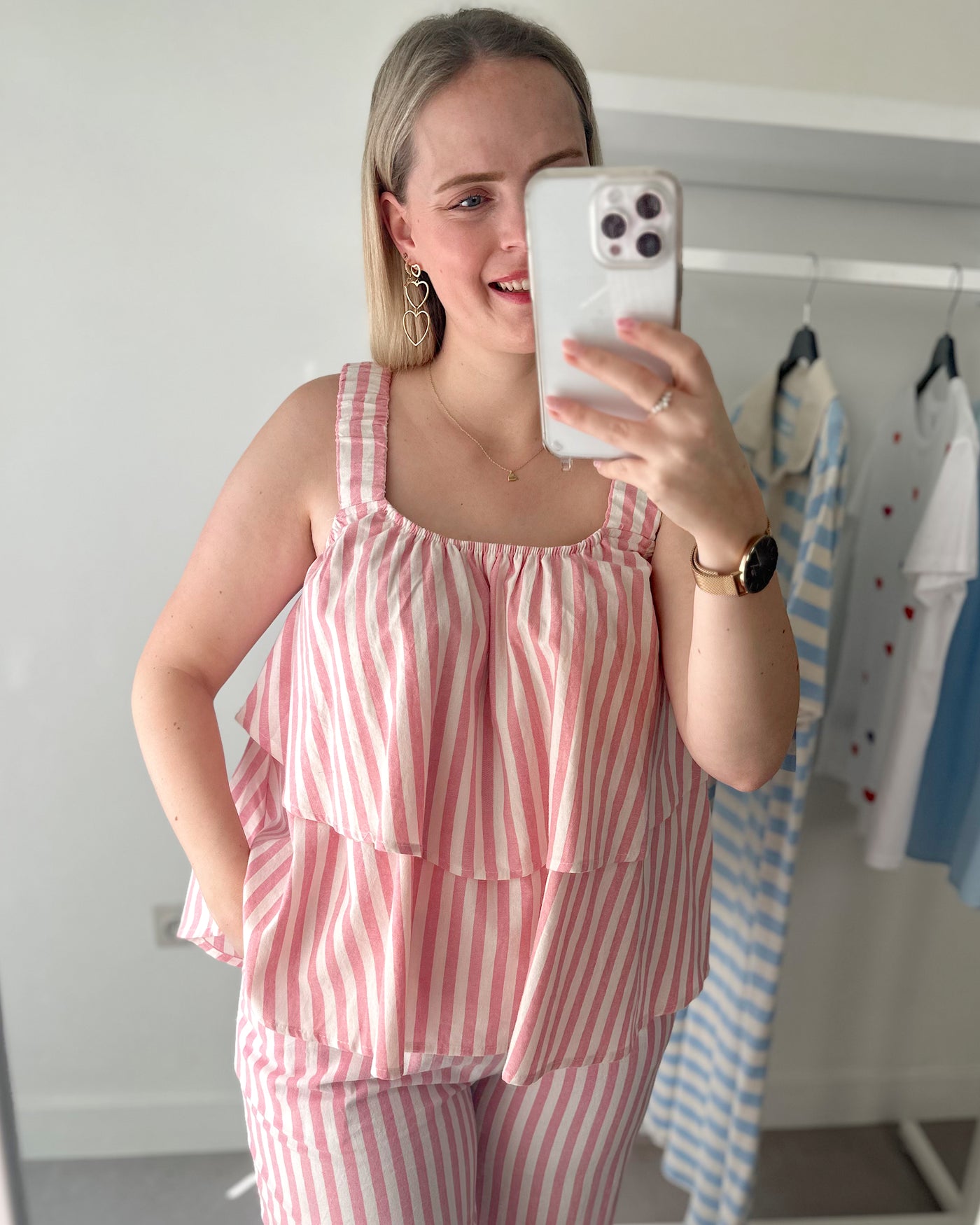 Striped Top Pink