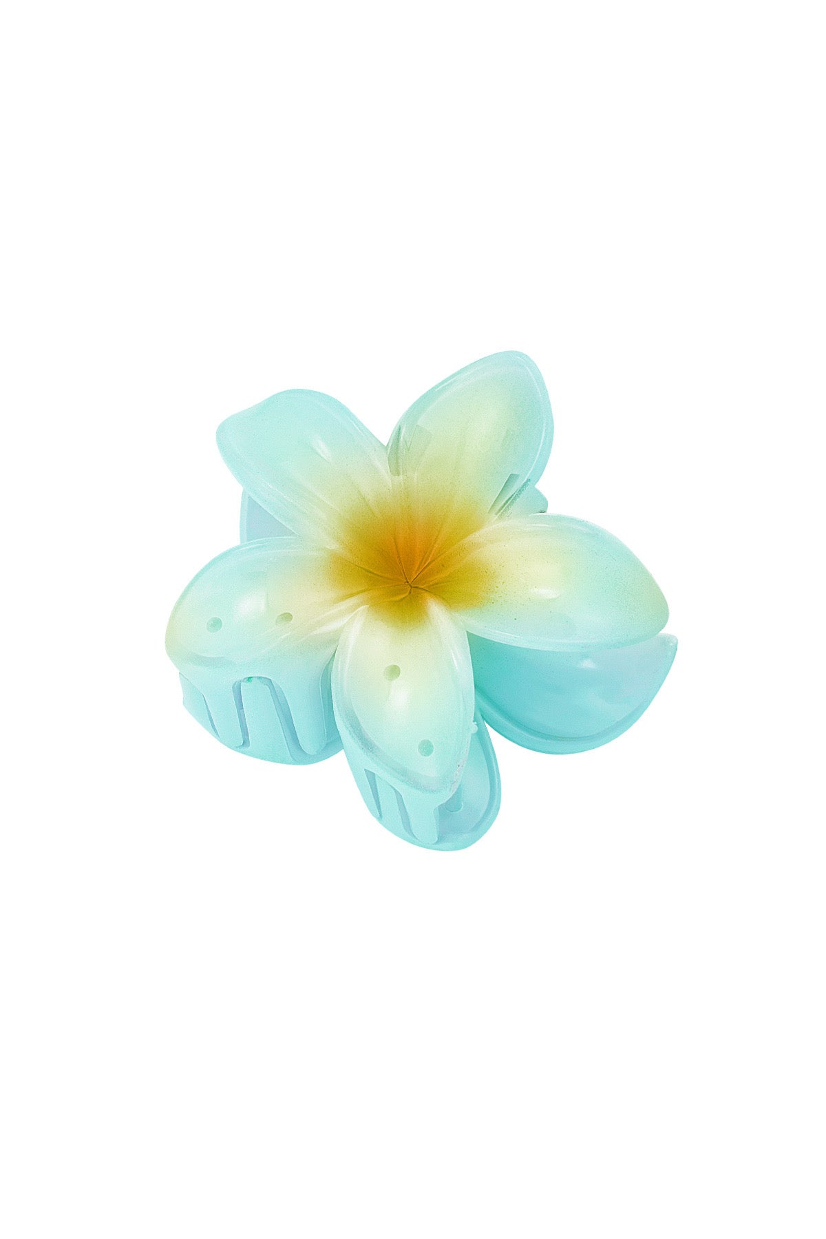 Haarspeld Big Hawaii Flower Blue