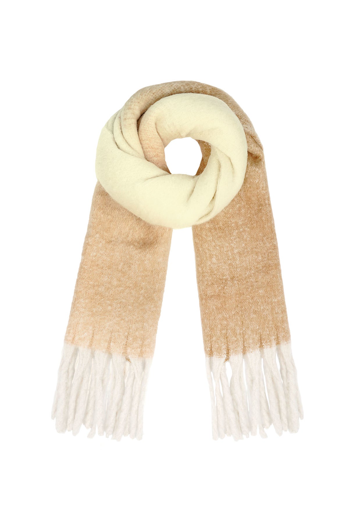 Sjaal basic beige