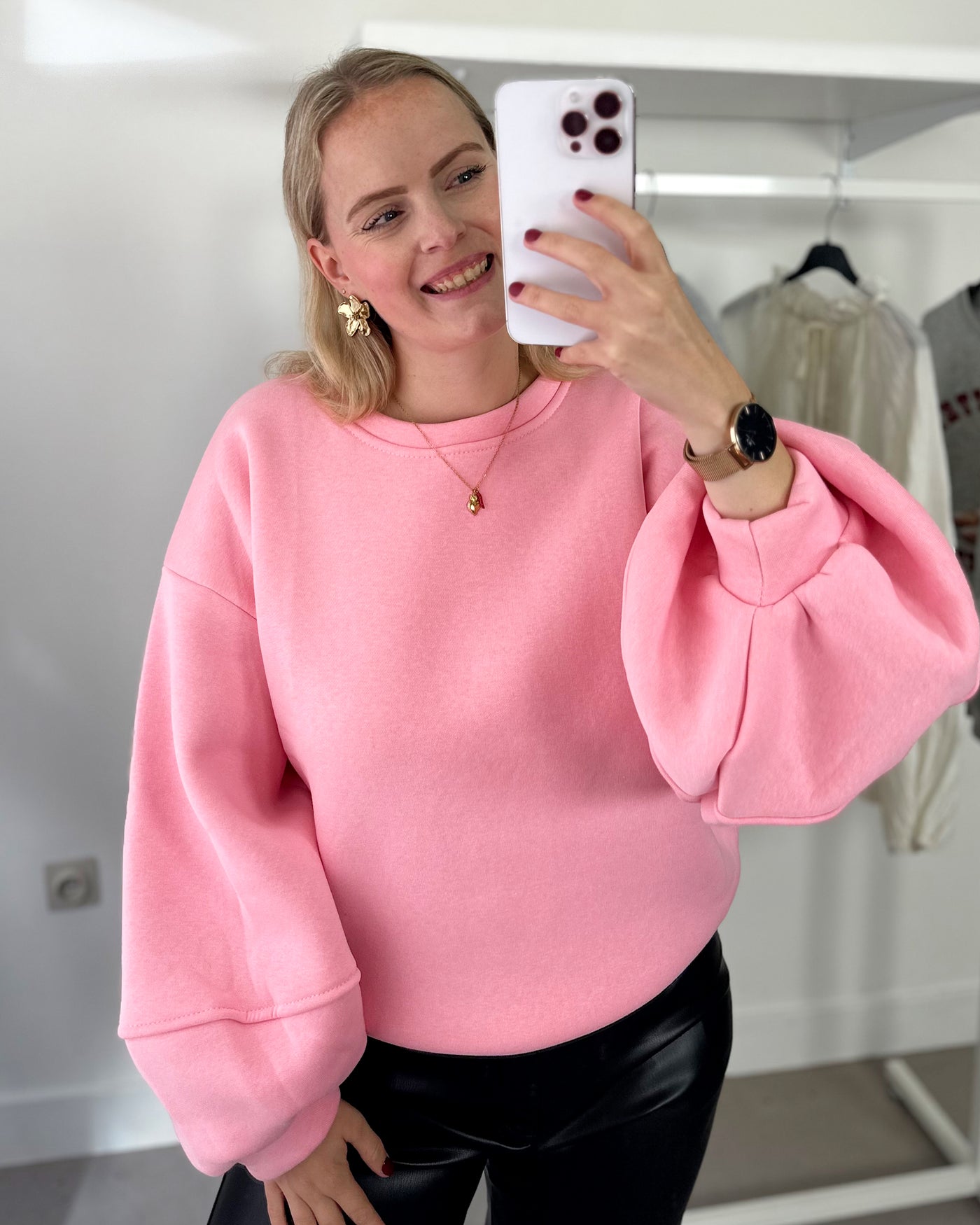 Hallie Sweater Pink