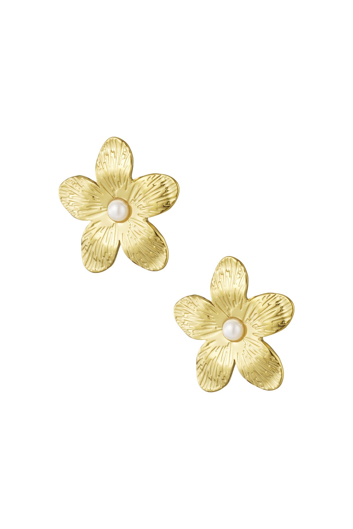 Gold Pearly Flowers